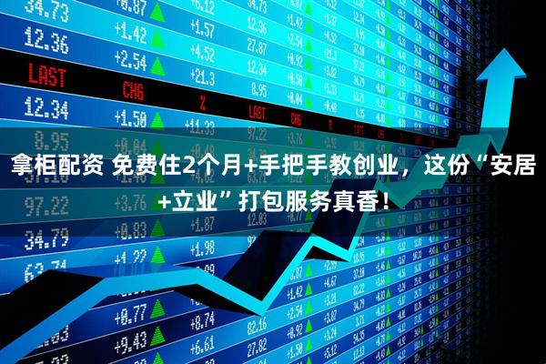 拿柜配资 免费住2个月+手把手教创业,这份“安居+立业”打包服务真香!